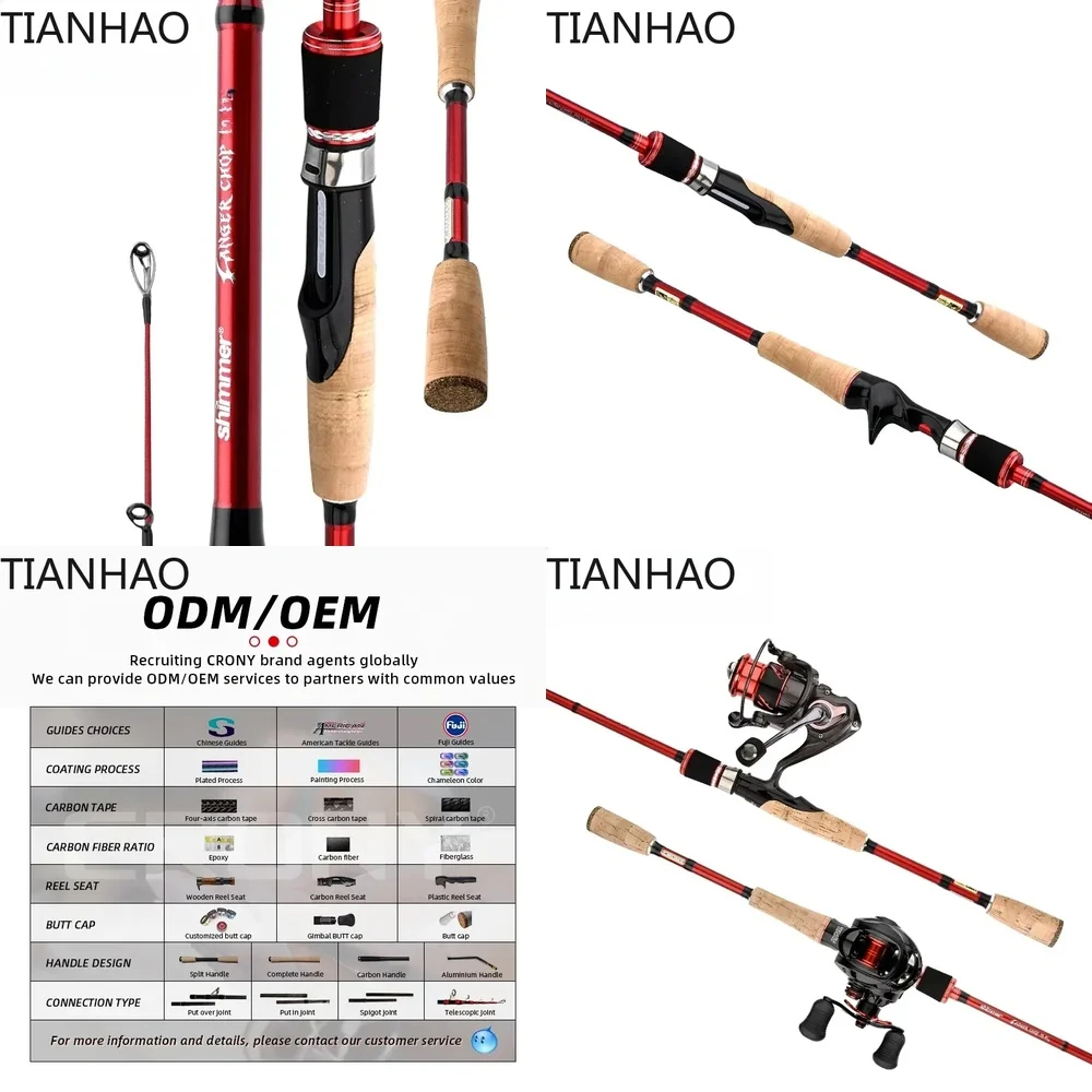Carbon Spinning Casting Rod Versatile Freshwater Angler Chop Series All Round Lure Fishing Rod