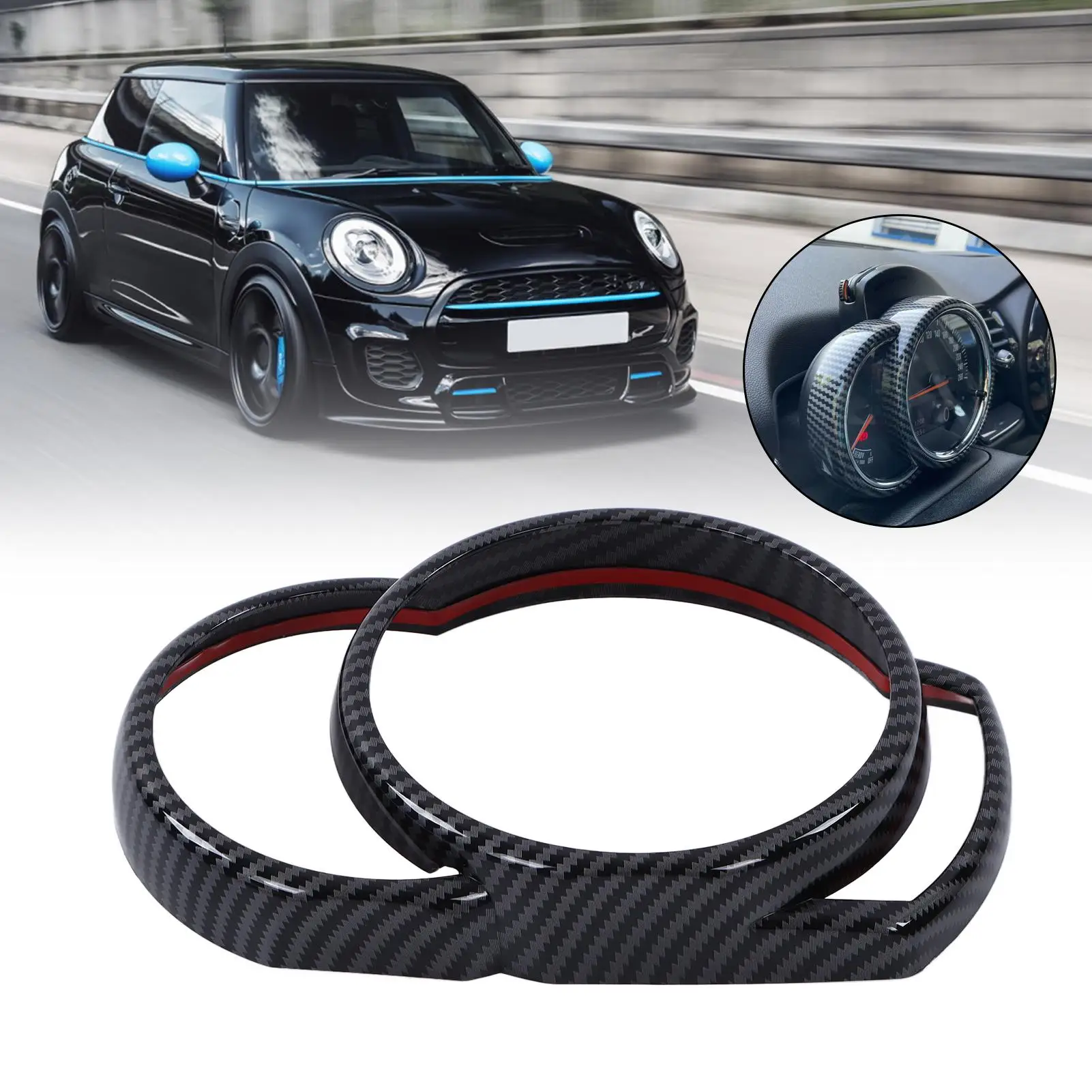 غطاء لوحة القيادة إطار لوحة القيادة مقاوم للخدش للسيارة