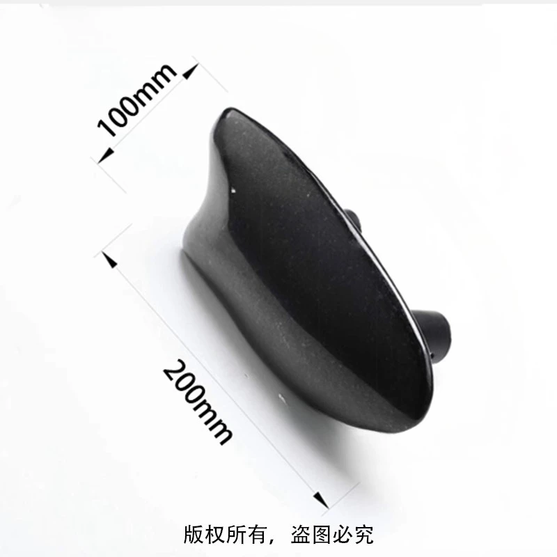 Black natural stone glass door handle wooden door clothing shop coffee shop
