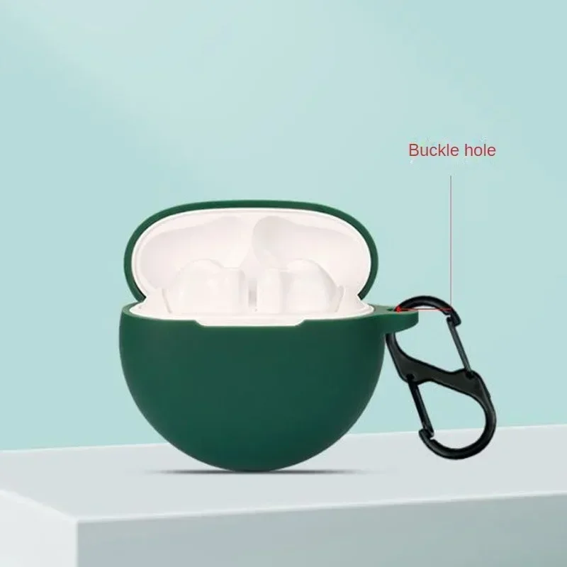 Silicone Earphone Protective Case for OPPO Enco Buds 2 Cover Shockproof-Shell Washable Housing Anti Dust Silicone Sleeve