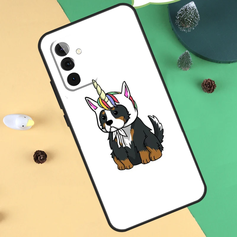 Funny Bernese Mountain Dog Case For Samsung Galaxy A55 A35 A25 A15 A51 A71 A12 A32 A52 A13 A33 A53 A54 A34 A14 Cover