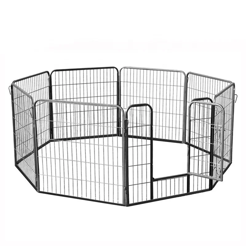 Custom large dog size high quality safe material portable folding pet puppy playpen baby dog play fence