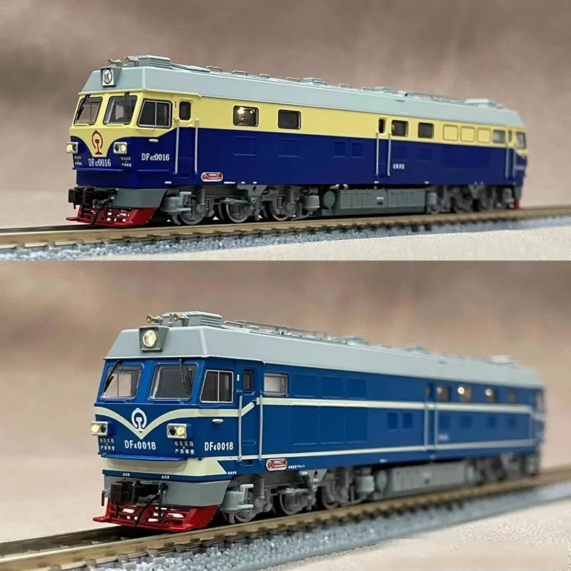 N-type 1:160 Train Model Dongfeng 4C/Dongfeng 4D Diesel Locomotive Rail Car Toy