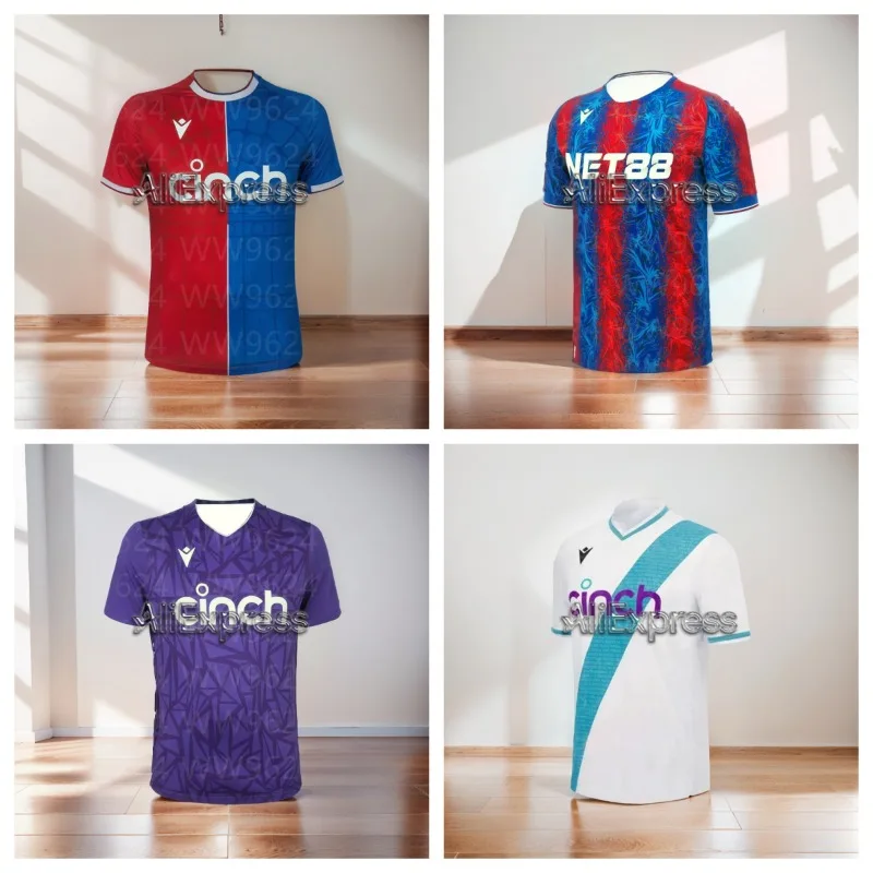 24-25 3D printed new hot selling Crystal Palace jerseys 3D printed men's and women's T-shirts sports and casual short sleeves