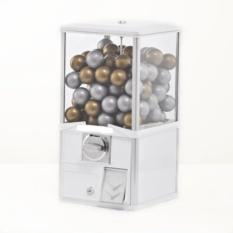 Máquina expendedora automática de dulces de China con sistema de pago de fichas de monedas, máquina de chicle al por mayor, material metálico