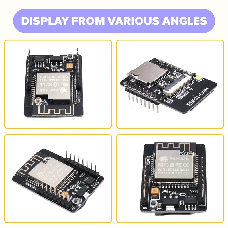 

M13K-2X ESP32-CAM Development Board Without OV2640 Camera Ideal For Iot Projects