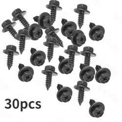 10/30 Pcs Bolt Retainer Fender Liner Under Cover Screw For Toyota 90159 60498 Wheel Arch Screw Retainer Fastener Clips