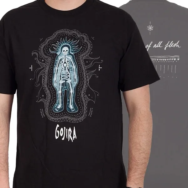 Red Diamond Tree Silhouette Gojira Band Print T Shirt, Progressive Metal Fan Collectible Unisex Tee