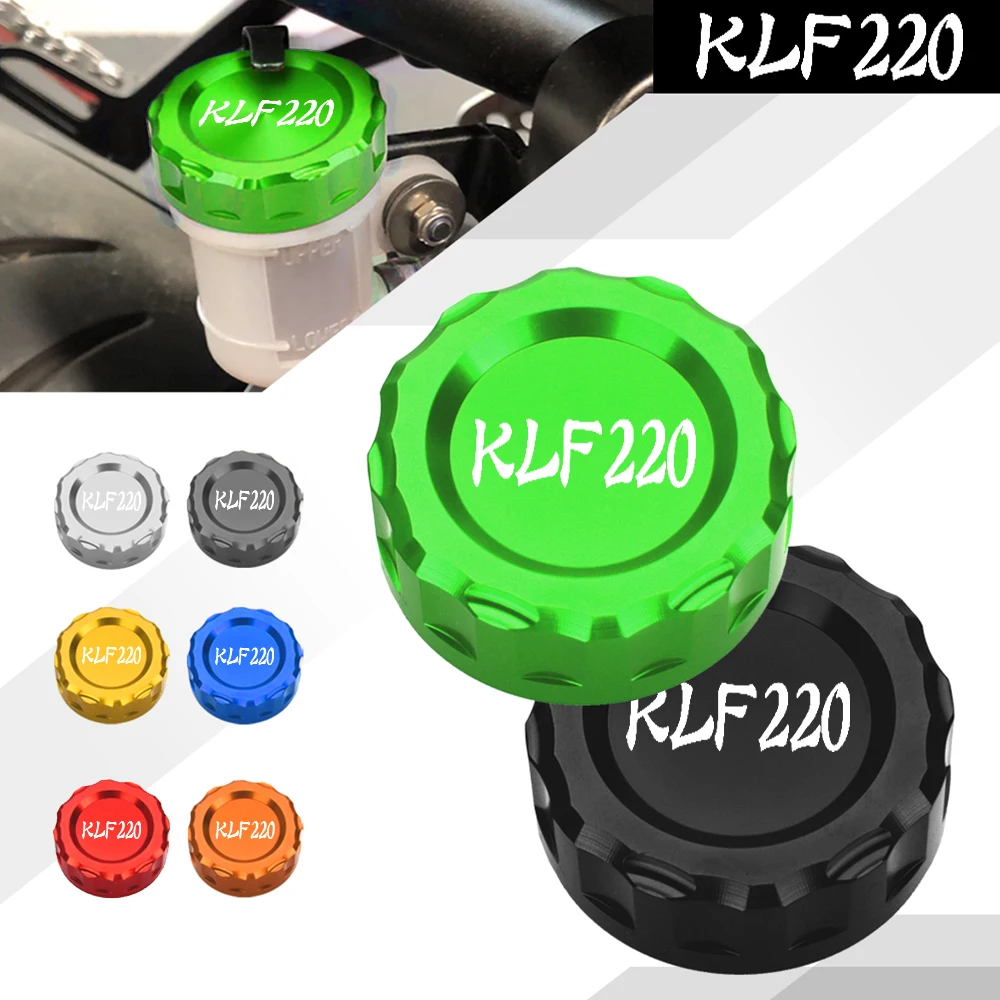 

KLF220 For Kawasaki KLF220 KLF185 KLF110KLF300 KL650 Motorcycle Accessories CNC Rear Brake Fluid Reservoir Cap Cylinder Cover