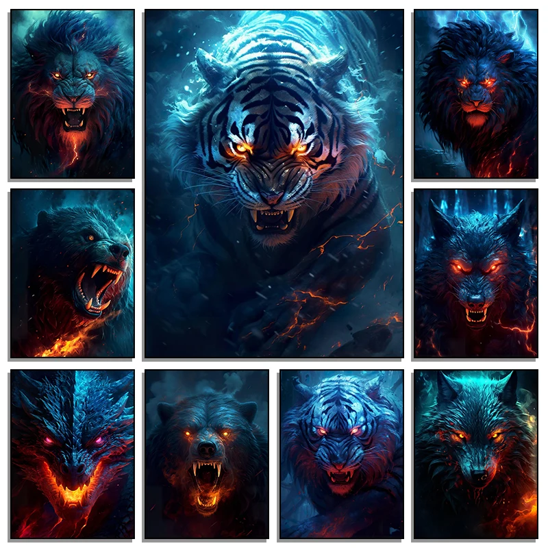 Home Office Gif - Dark Fantasy Animals Posters HD Pictures