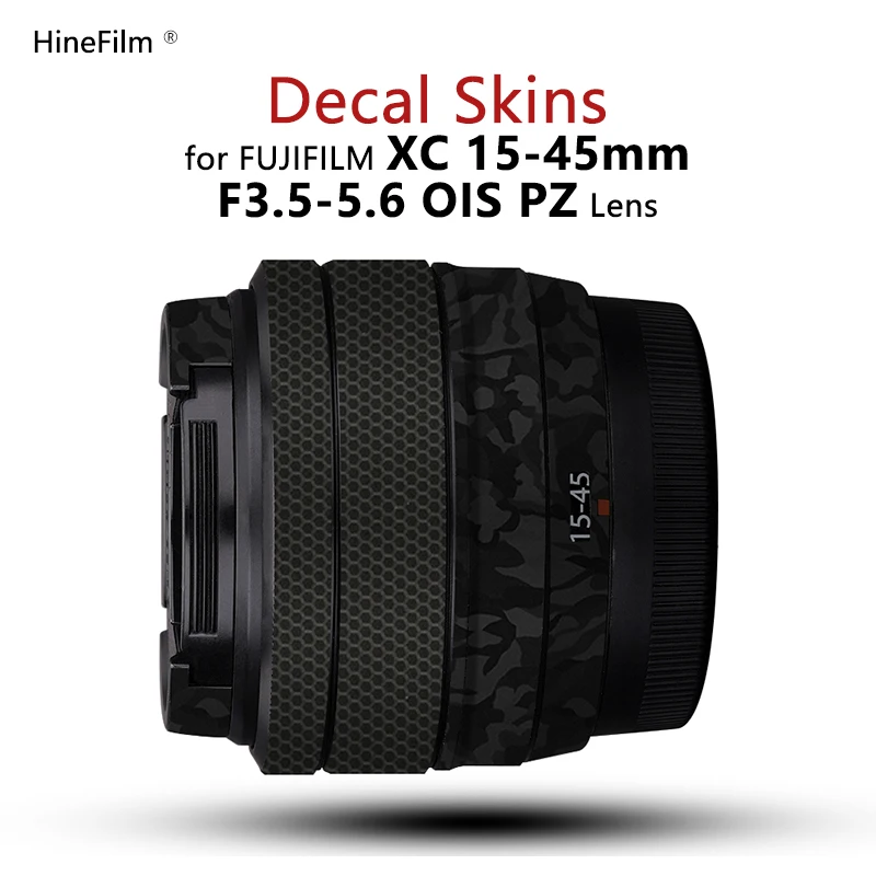 

Fujinion XC15-45 Lens Sticker Fuji 1545 Decal Skin For Fujifilm XC15-45mm F3.5-5.6 OIS PZ Lens Protector Coat Wrap Cover Case