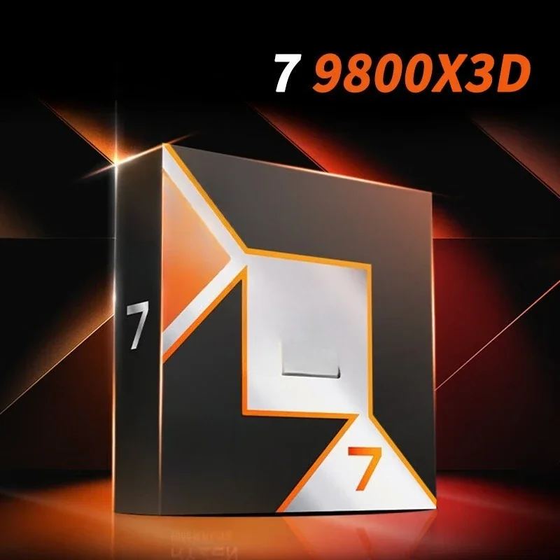 7 RYZEN 9800X3D processador de CPU de 8 núcleos e 16 threads em caixa para processador de CPU