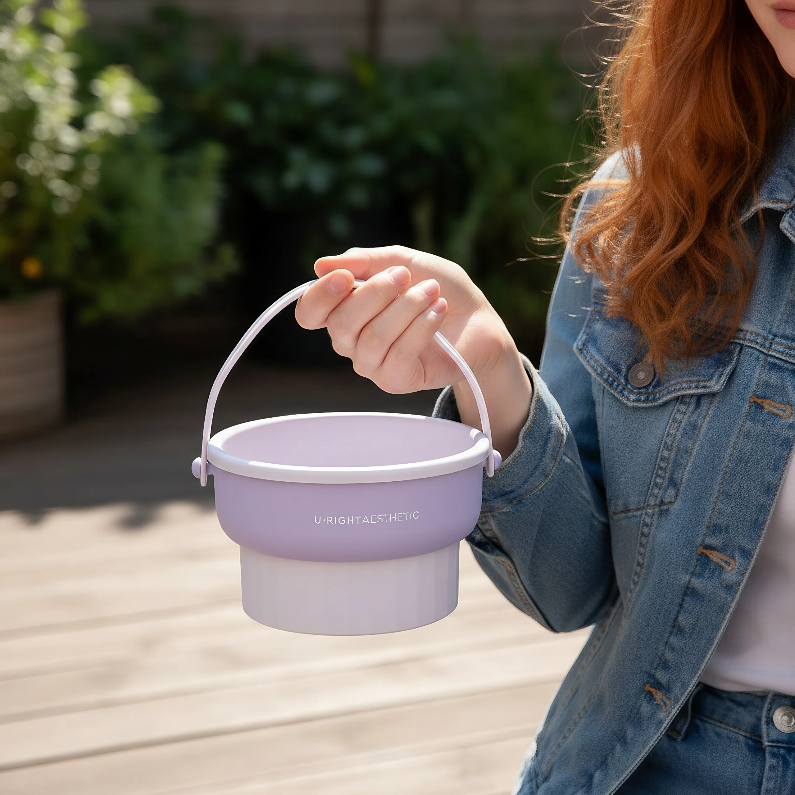 صندوق تنظيف فرش المكياج مقاس 14 × 14 سم، أداة تنظيف سيليكون محمولة للتجفيف السريع، حقيبة سفر