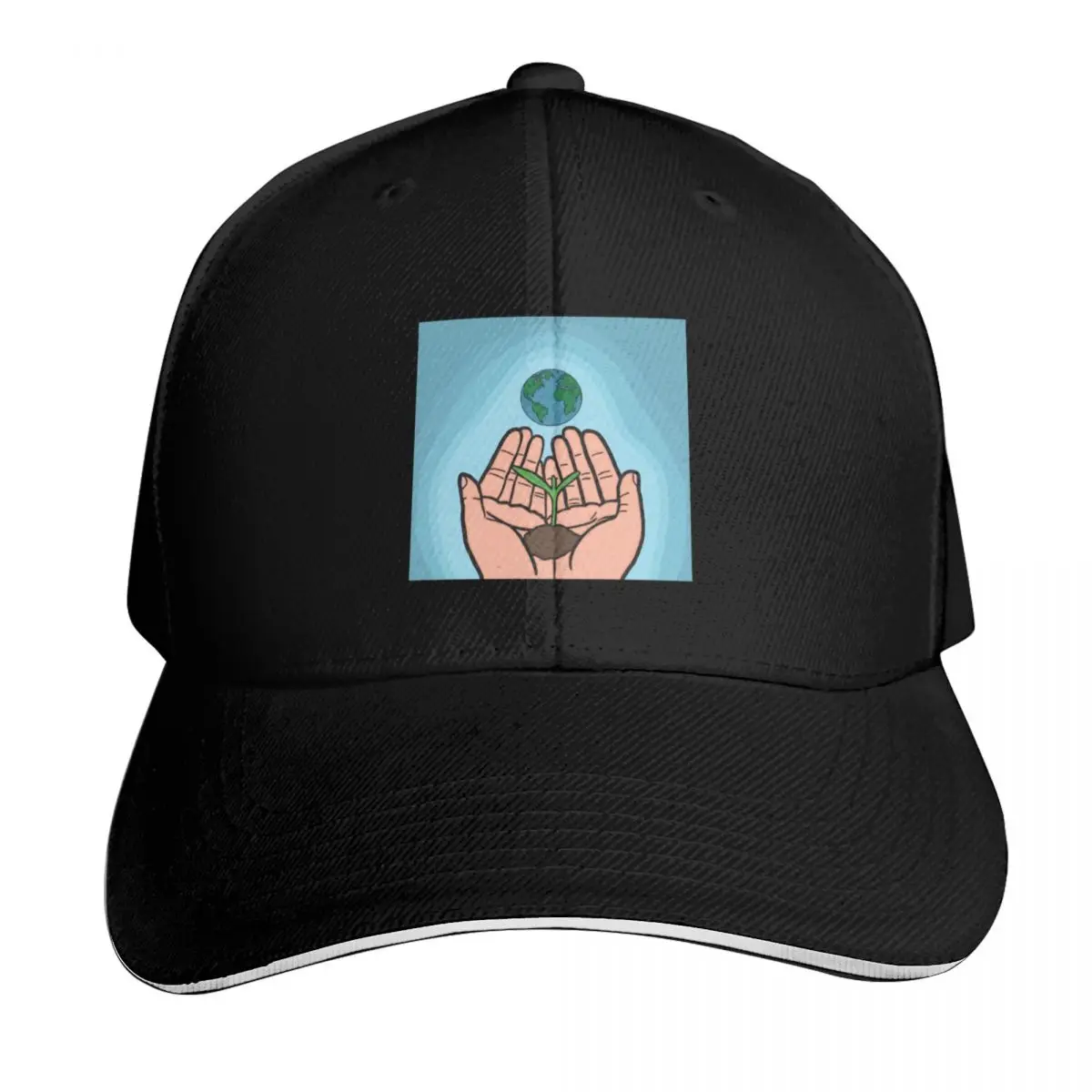 Earth's Delicate Balance Baseball Cap Moisture Wicking Quick Dry Curved Brim Classic Fit Low Profile Unstructured