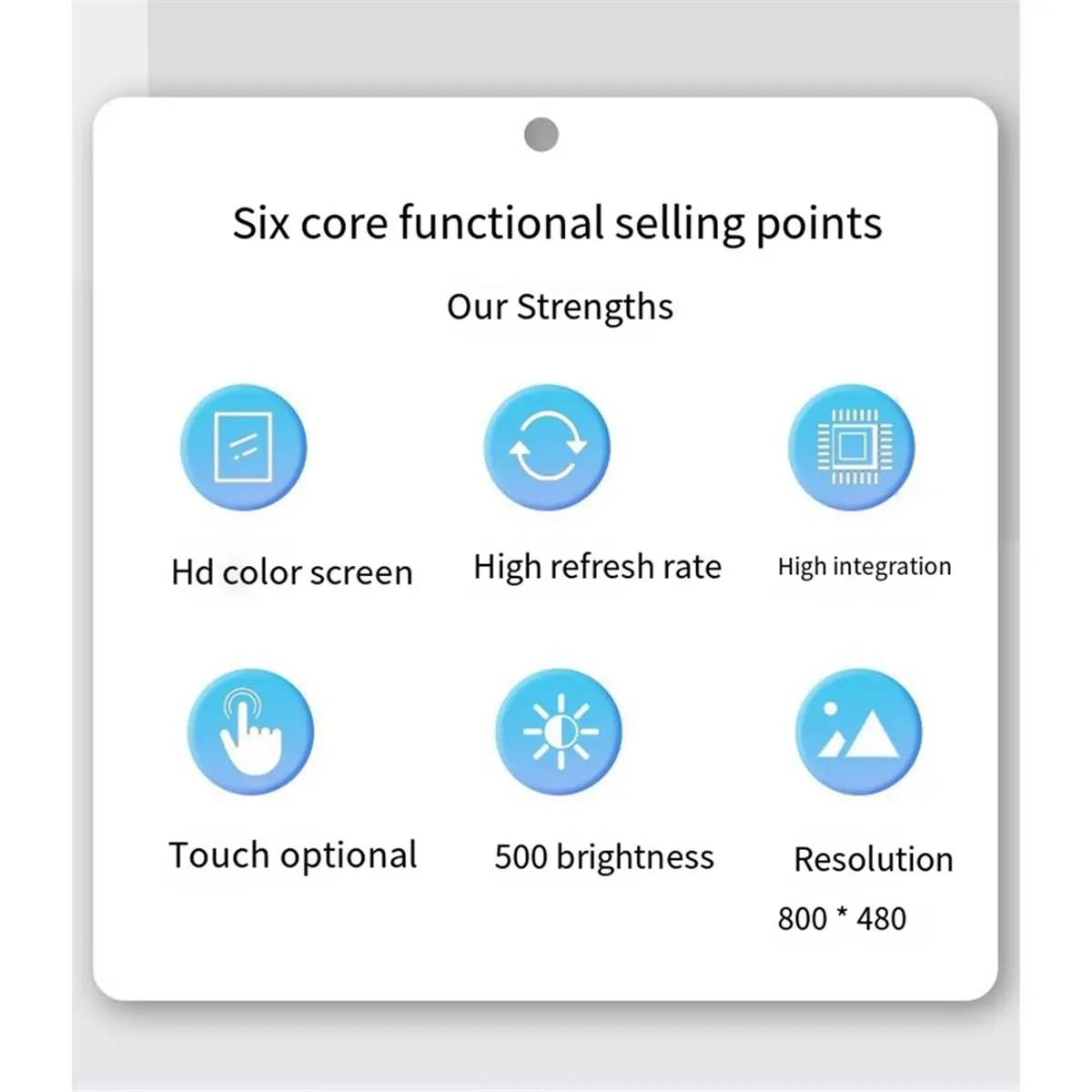 4.3 Inch TFT LCD Display 800x480 RGB IPS Full View ST7611 Capacitive Touch Screen RGB888/RGB666/RGB565 40pin