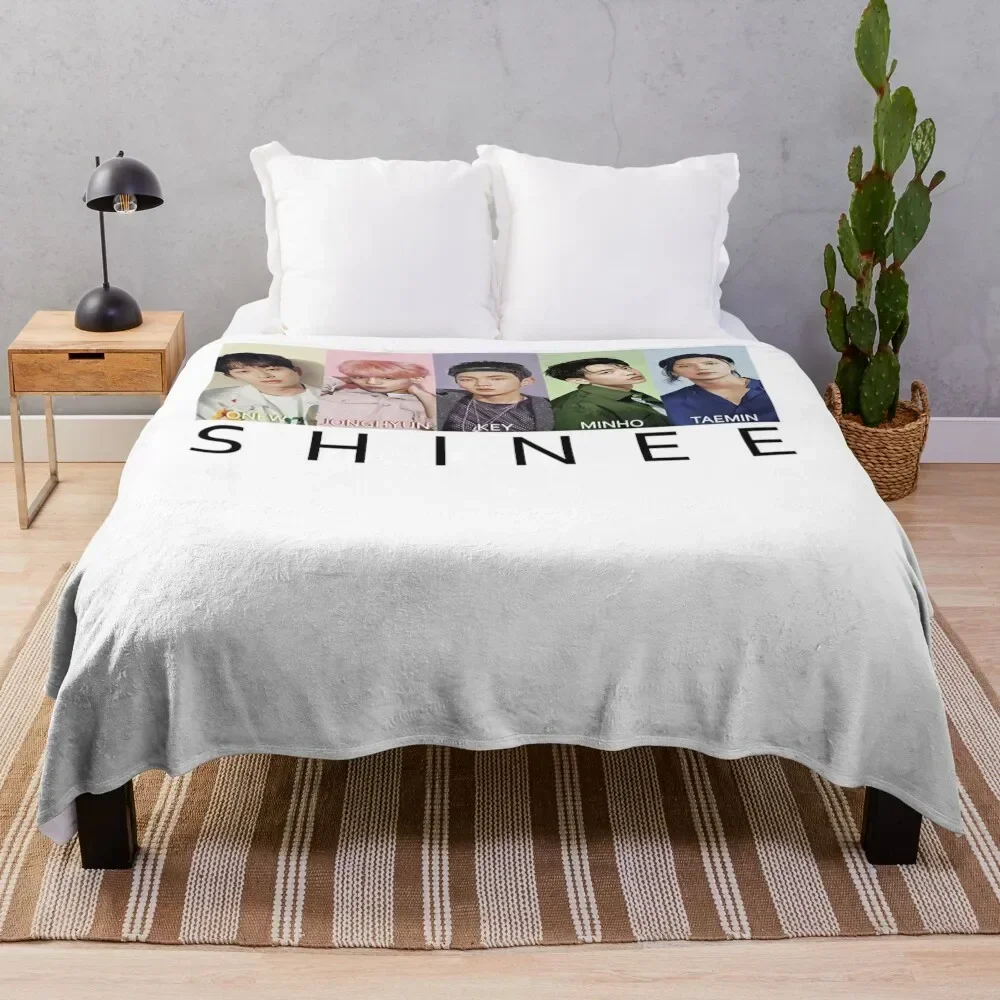 

SHINee (group) 5 Throw Blanket Bed Flannel Fabric Hairy Furrys Blankets