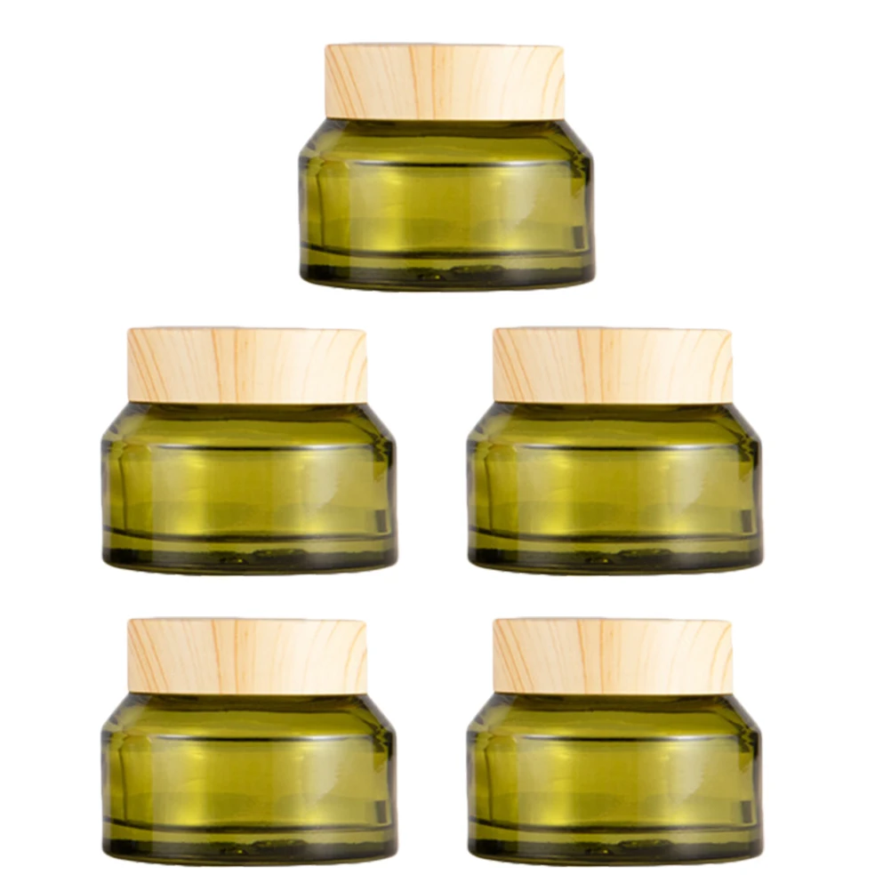 5 قطعة 15 جرام كريم الجرار إعادة الملء الحاويات للسفر مستلزمات التجميل المحمولة صغيرة تخزين الجرار لبلسم الشفاه بريق الأحجار الكريمة #5