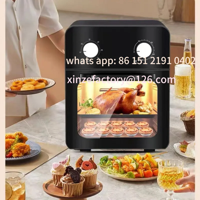 

Customizable Household Air Electric Fryer Visual Multifunctional Intelligent Baking Integrated Oven