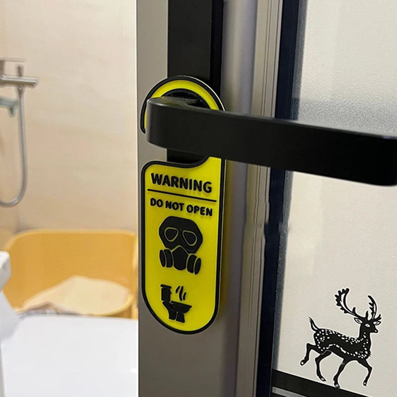 Toilet Warning Sign…