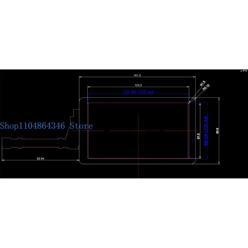 

5ASD 5,5 дюйма ЖК -дисплея Экран дисплея для LS055R1SX04 Принтер аксессуары для деталей
