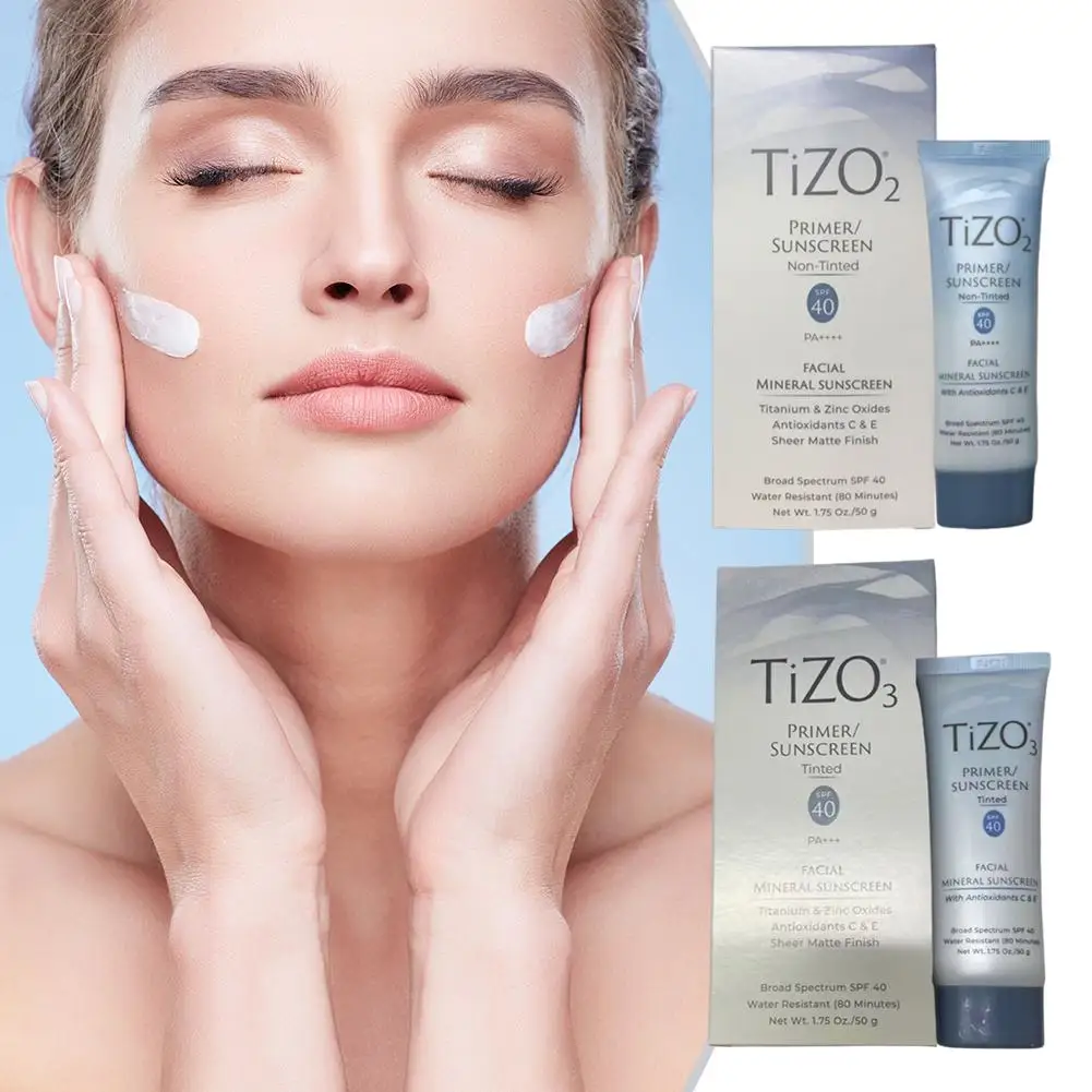 

Tizo3 Tizo2 Sunscreen Pure Physical Mineral Fusion Isolation Natural Cream Spf40 Oil Control Sunscreen 50g Prevent Sunburn