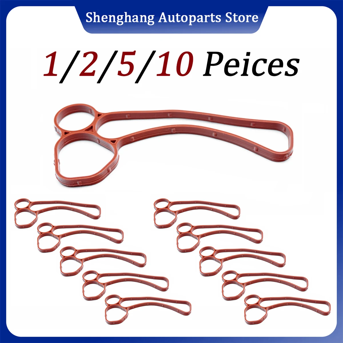 

01446200 06E117070H 06E117070 Oil Radiator Gasket Oil Cooler Gasket Seal Fits for Audi A4 A5 A6 A7 A8 Q7 3.0L 2008-2019 For CRE