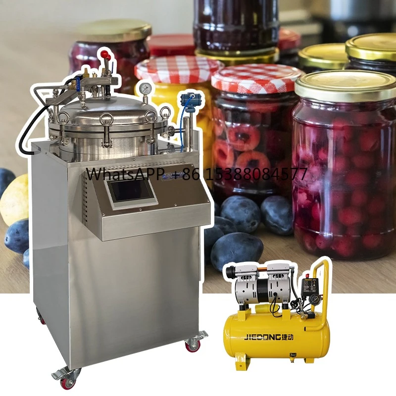 

Food Sterilization Autoclave Esterilizador Vertical 150l for Canned Food Glass Jars