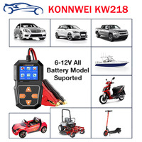 KONNWEI KW218 Car Motorcycle Battery Tester 12V 6V Battery System Analyzer 2000CCA Charging Cranking Test Tools for the Car