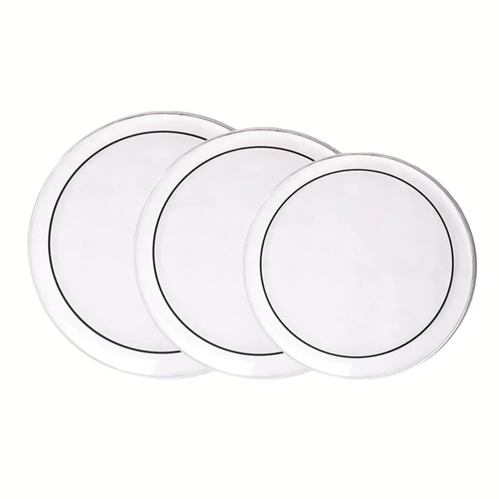 Double Layer Bass Drum Patches Skin Replacement Self-Adhesive Drumhead Patchs Protector For Kick Bass Durm Parts