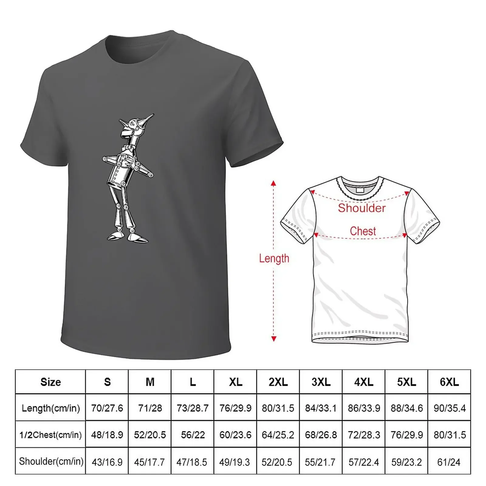 Tin Woodsman T-Shirt summer clothes cute tops summer tops korean fashion mens clothing