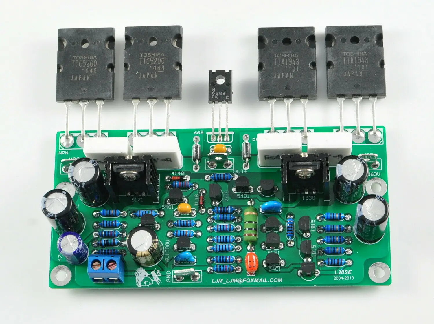 Mono L20SE Bass Gun Power Amplifier Board Dedicated For Subwoofer Amp 200W 8R