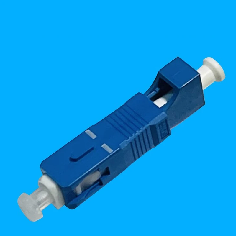 Optical Fiber Conversion Connector, LC Female to SC Male SM 9/125mm 50/125 Fiber Optic Hybrid Optical Adaptor Converter