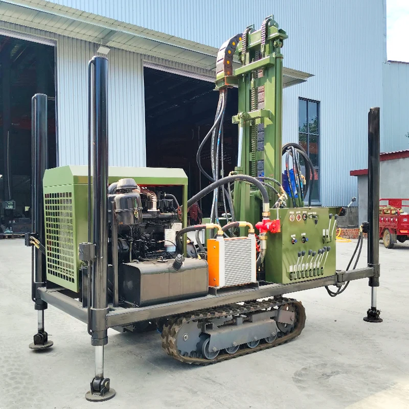 آلة الحفر الزراعية الدوارة الهيدروليكية المخصصة 200 متر جهاز حفر آبار المياه للري عامل جهاز حفر آبار المياه