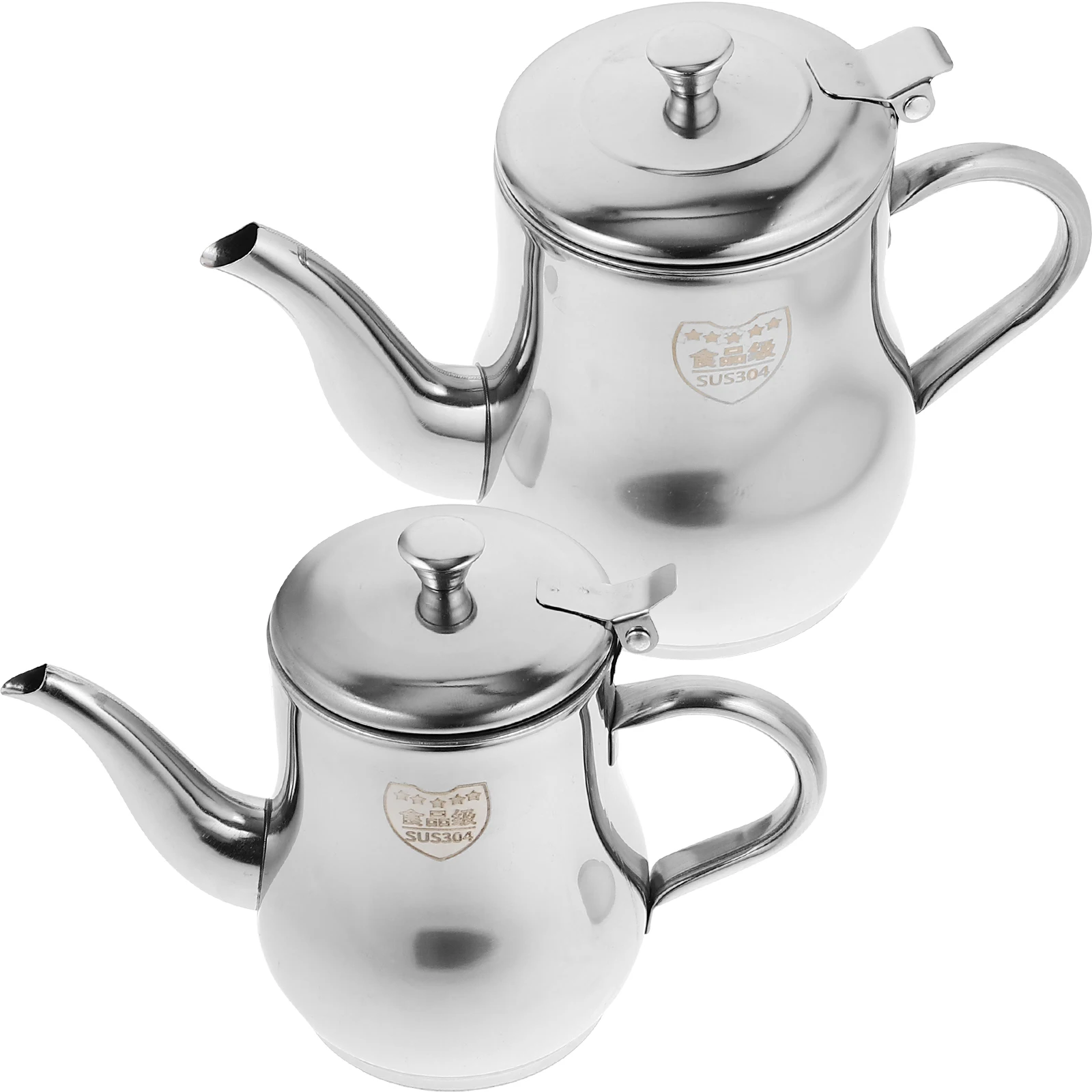 

2pcs Stainless Steel Grease Container Storage Can Ergonomic Handle Removable Fine Mesh Strainer Container For Kitchen Home