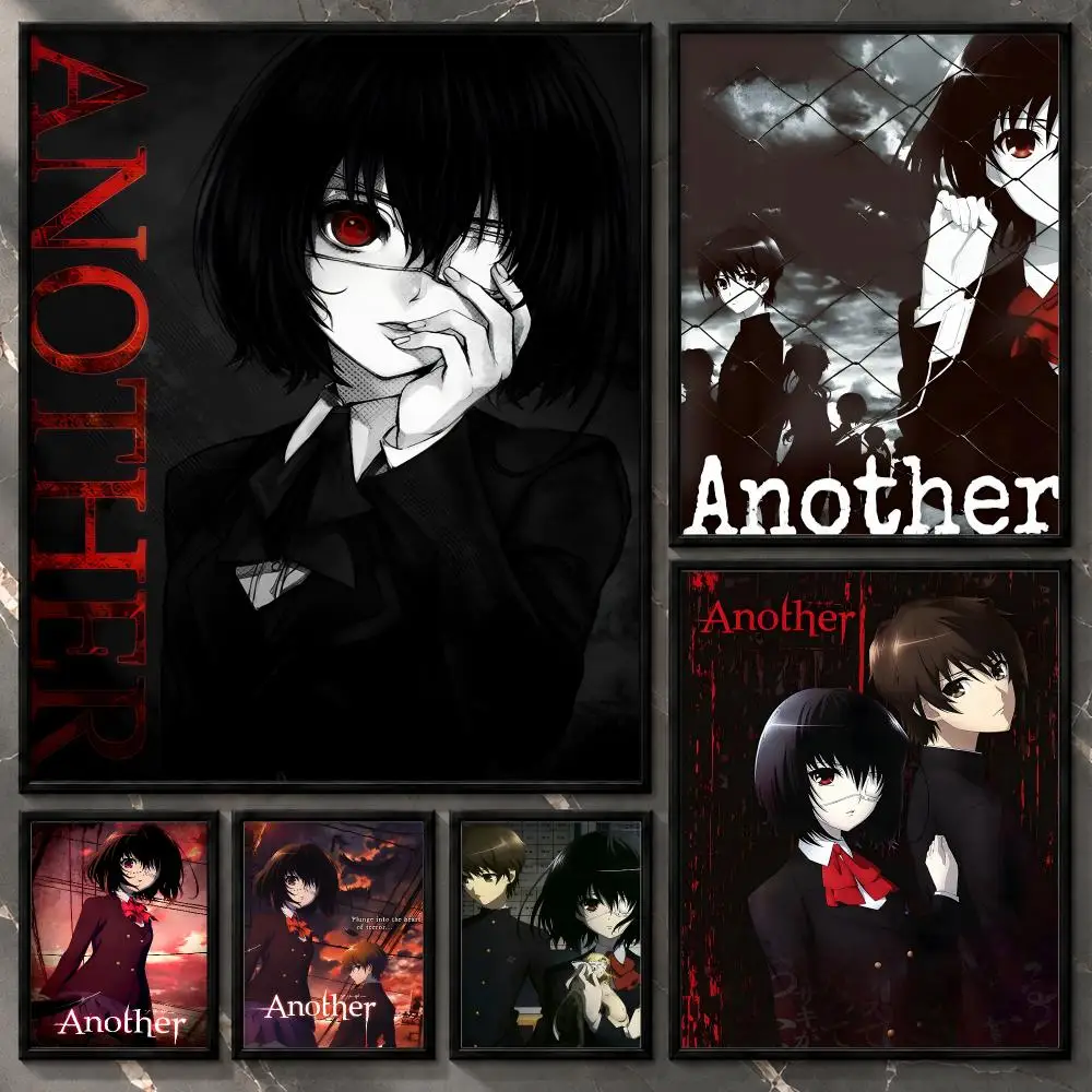 Fantasy-Characterart-Collectible-Illustration Another Misaki Mei Poster Aesthetic Unframed Wall Prints for Bedroom & Living Room