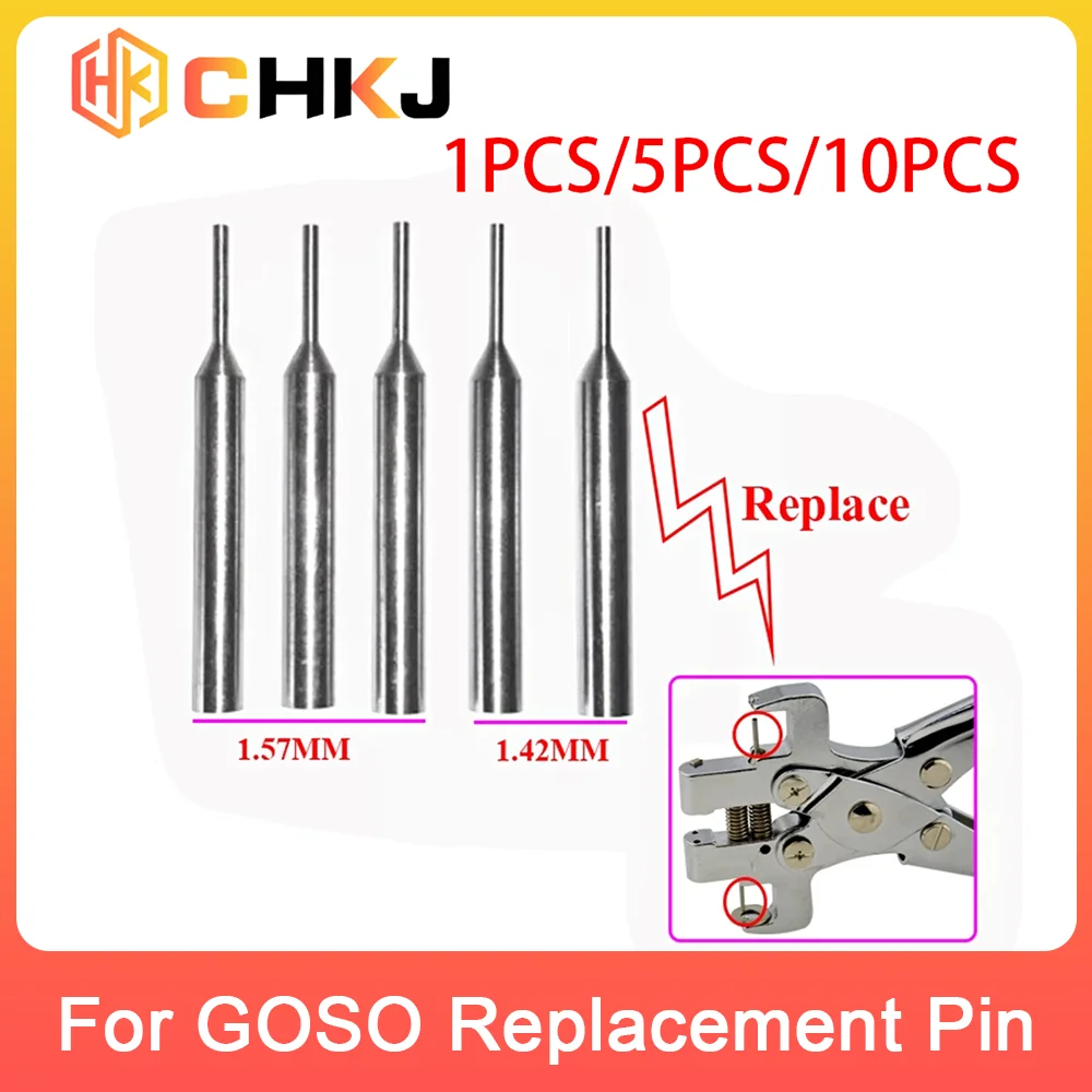 CHKJ 1/5/10PCS Dismounting Pin For GOSO Replacement Pin Flip Folding Key Fixing Tool Remover Split Pin Fixing Disassembly Tool