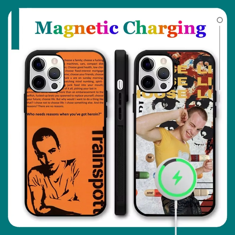 

T-TrainspottingS Choose Life Phone Case For iPhone 16,15,14,13,12,11,Pro,Max,Plus,Mini,SE New Magsafe Magnetic Wireless Charging