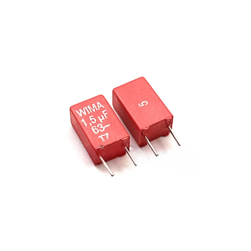 5PCS/50PCS Germany WIMA 155 63V 1.5UF 63V 1U5 155J 5% MKS2 Pitch 5mm Film Capacitor