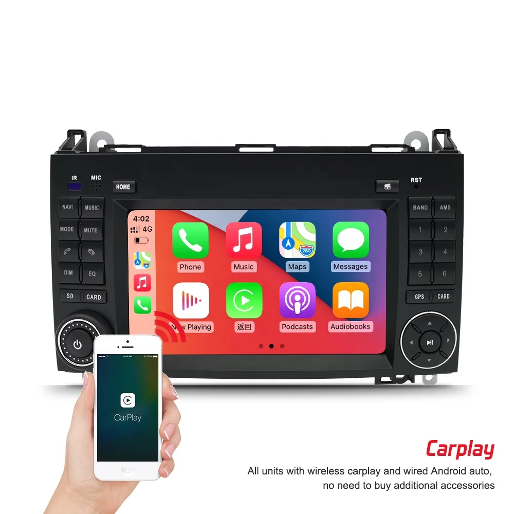 Android 13 Car Stereo for B200 Sprinter 4+64GB  Car Multimedia Player with Wireless Carplay and Android Auto