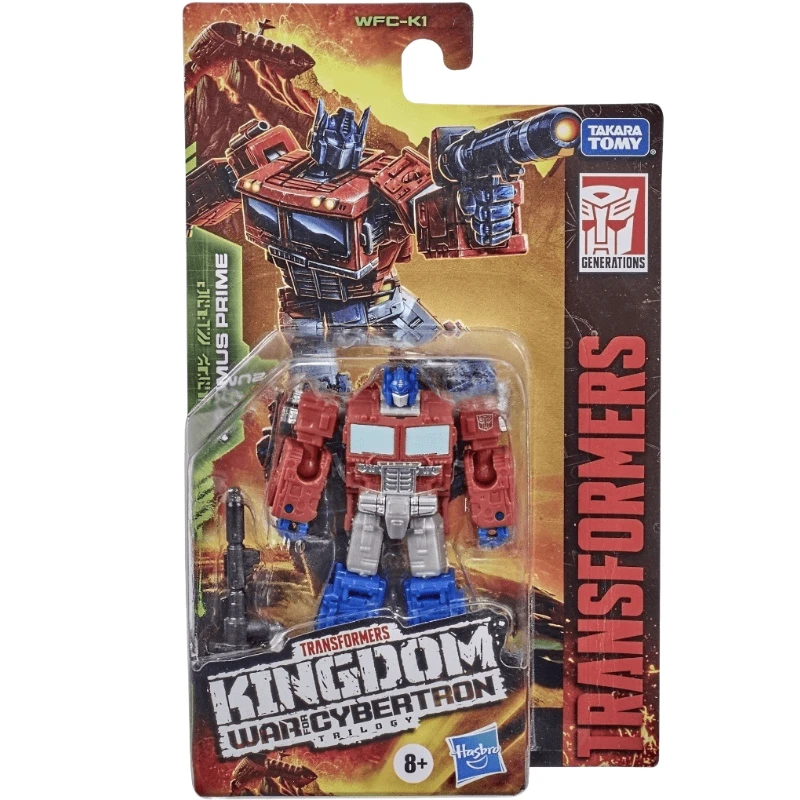 Takara Tomy-Transformers G Series Kingdom WFC-K1 Optimus primeiro-robô, anime modelo de ação brinquedos, presente, em estoque