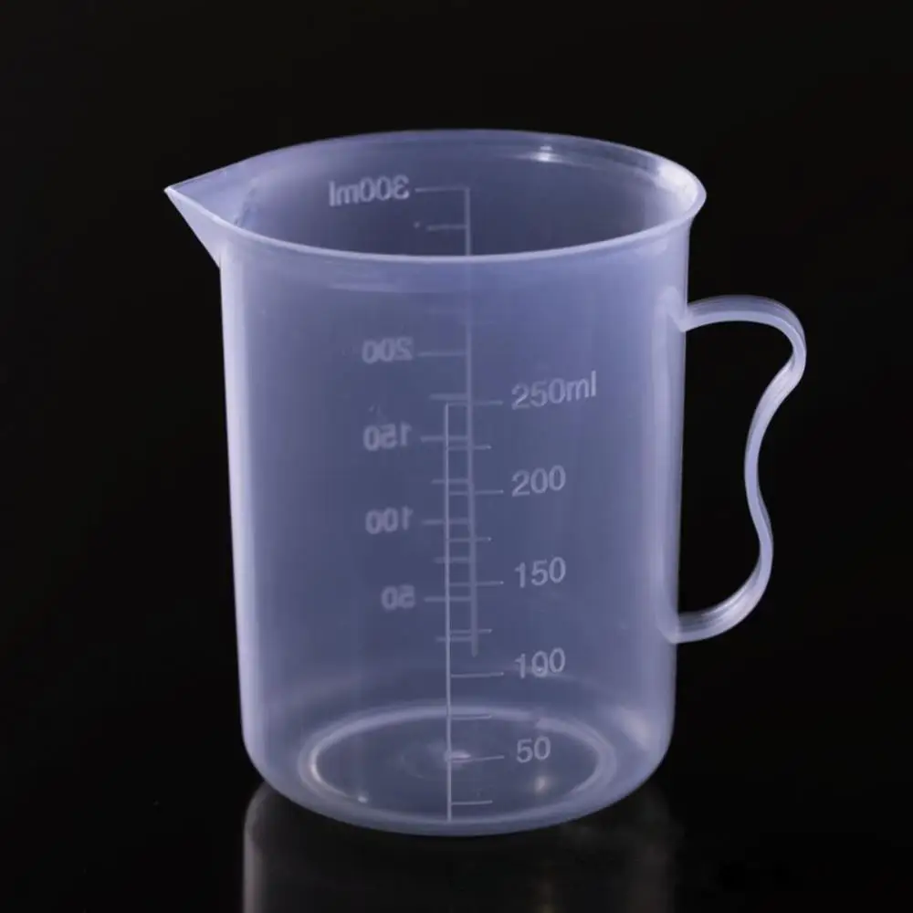 6 Sizes Clear Plastic Graduated Measuring Cup 20ml/30ml/50ml/250ml/500ml/1000ml Liquid Container Beakers For Laboratory Measure