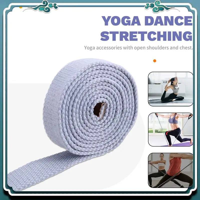 Reliable Yoga Accessories 5PCS For Yoga Stretch Belt 1.8 Meter Natural Cotton Thickening Lacing Open Shoulder Chest
