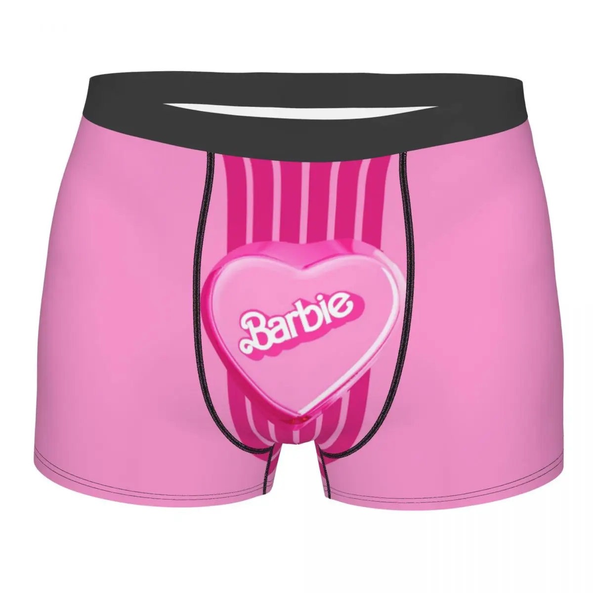 Barbie Underwear Male Printed Custom Boxer Shorts Panties Briefs Breathable Underpants