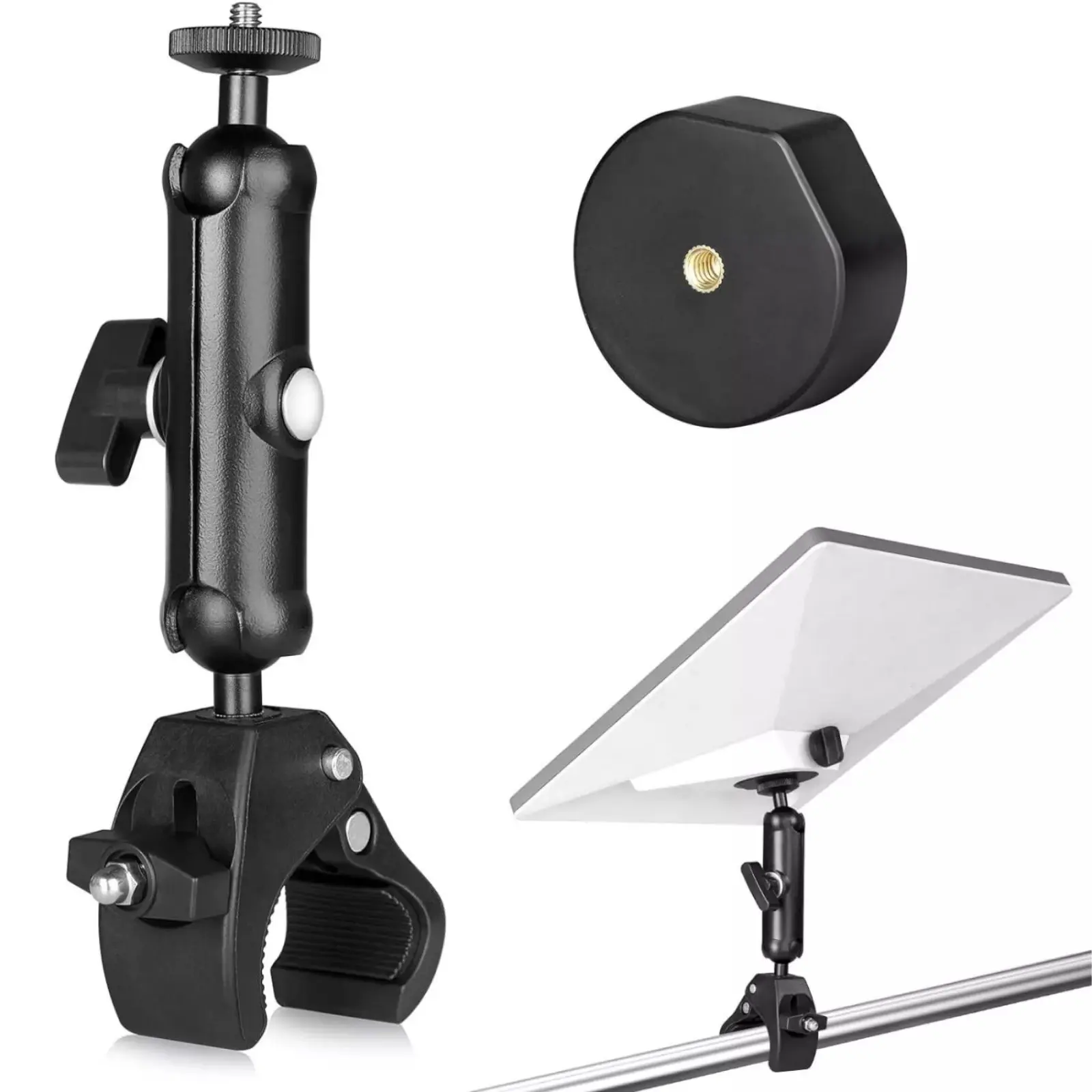 1Pc For Starlink Mini Mount Base For Starlink Mini RV Ladder Mount Adjustable Clamp Mount For Starlink Mini Accessory