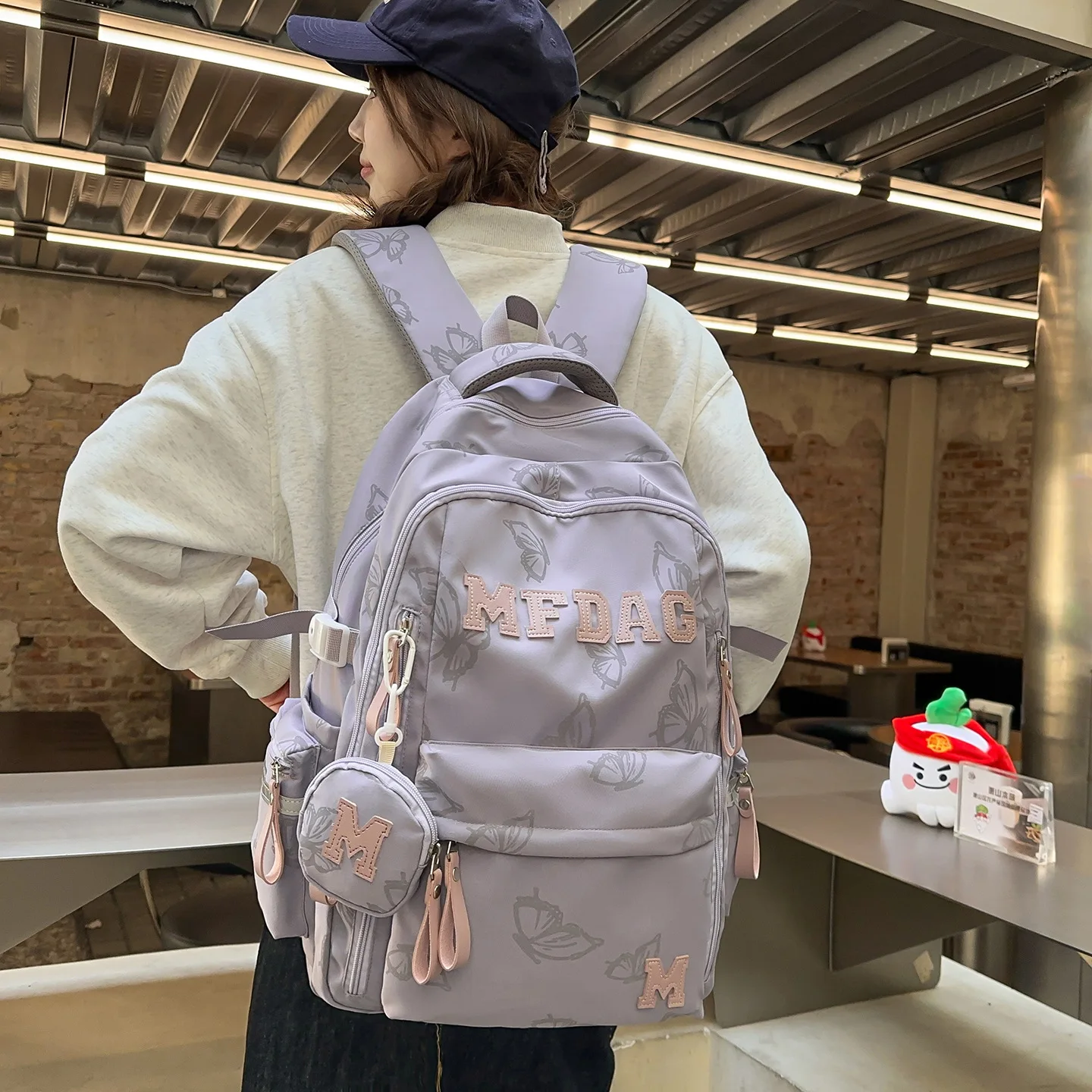 Teen Girls School Bag Lightweight School Backpack Travel Casual Daypack Fashion Rucksack Book Bag Middle High School Students