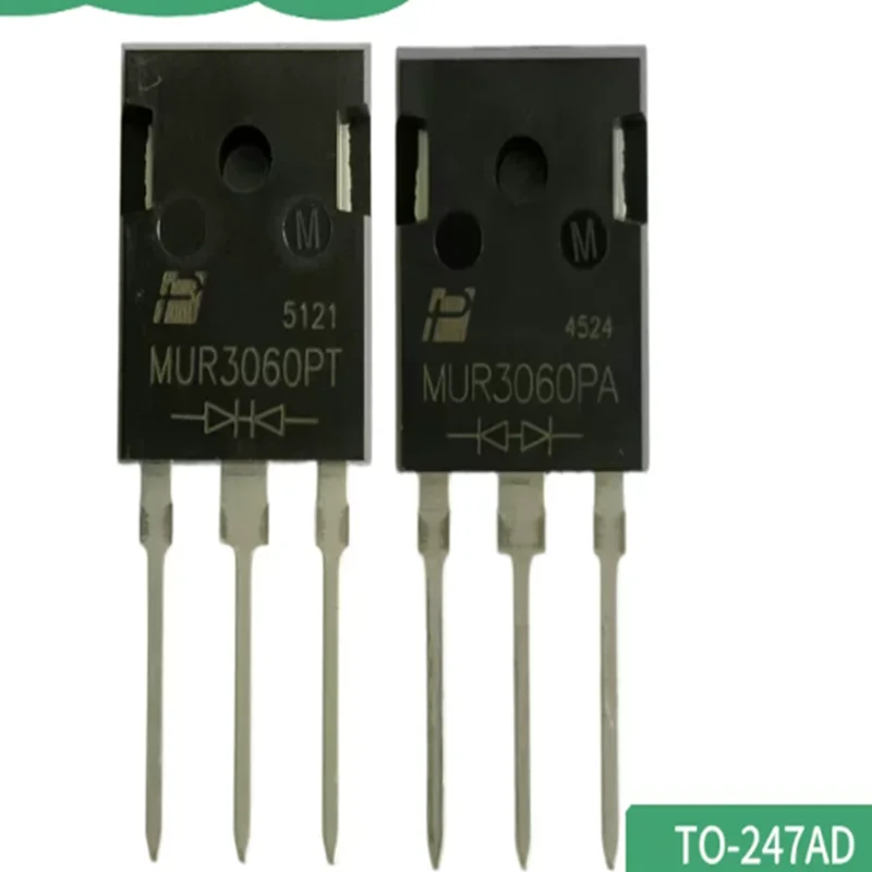 5PCS-20PCS MUR3060PT MUR3060PA TO247 30A 600V Common cathode and common anodeUltra Fast Recovery Diode can replace FMG36S FMG36R