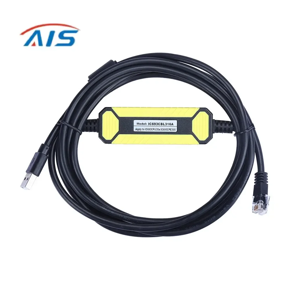 

IC693CBL316A for GE CPE305 IC693CPU35X IC695CPE305 Series PLC Programming Cable Download Line