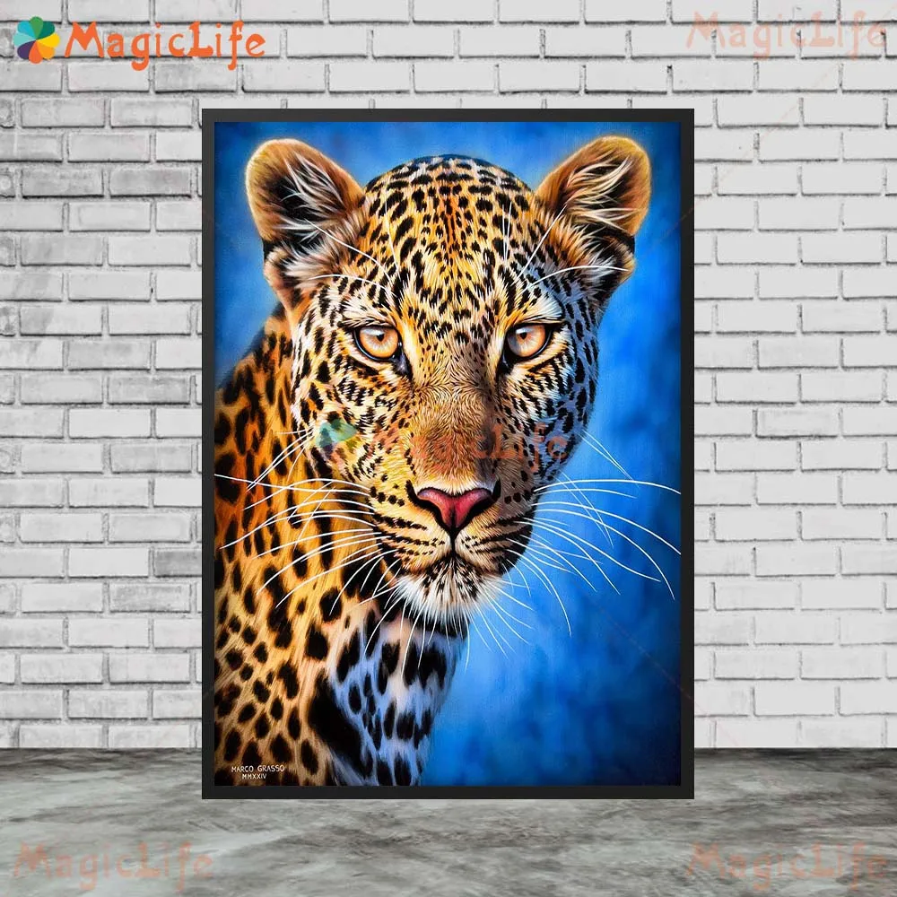 Wild Animals Tiger Leopard Prints Posters Wall Pictures For Living Room Decor Nordic Poster Wall Art Canvas Painting Unframed
