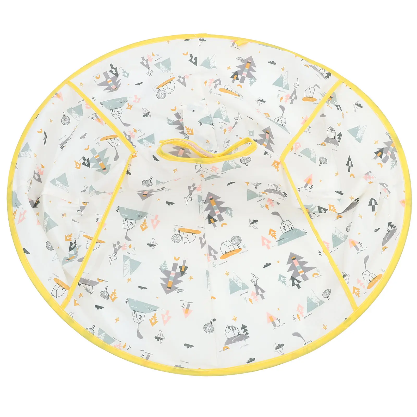 

Haircutting Cloth Lightweight Durable Anti-Static Adjustable Printing Design Salon Home Use Hair Cutting Cape Smooth Fabric