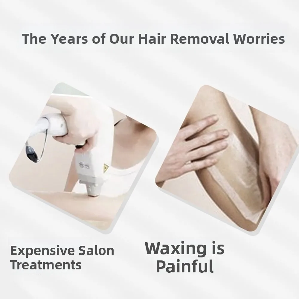 

Практичная безболезненная машина для удаления волос, водонепроницаемая портативная электробритва со съемной головкой, безопасный триммер для волос на лобке, всего тела